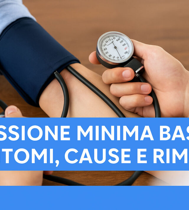 pressione minima bassa